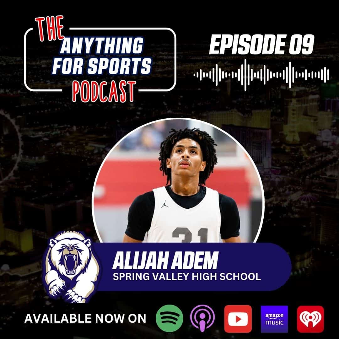 Alijah Podcast Cover | Anything for Sports | Las Vegas Sports
